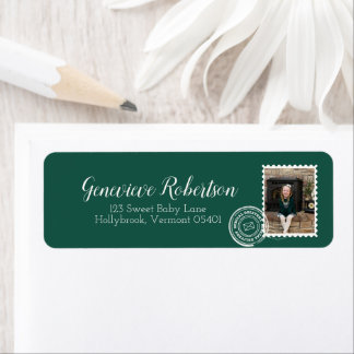 Photo Postage Stamp Special Delivery Name Address