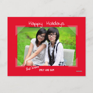 Photo Postcard in Your Choice of Colours