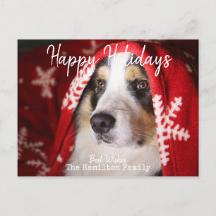 Photo Postcard with Happy Holidays