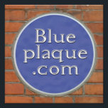 Photo Print<br><div class="desc">High-resolution,  3000x3000 pixel image!!   Winston Churchill has a London Blue Plaque.  So does Jimi Hendrix.  And Florence Nightingale.  Why shouldn't you?</div>