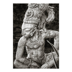 Photo Print - Ancient Mayan Figure - Mexico