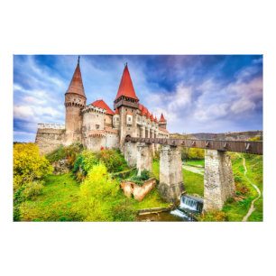 Photo print Corvin castle