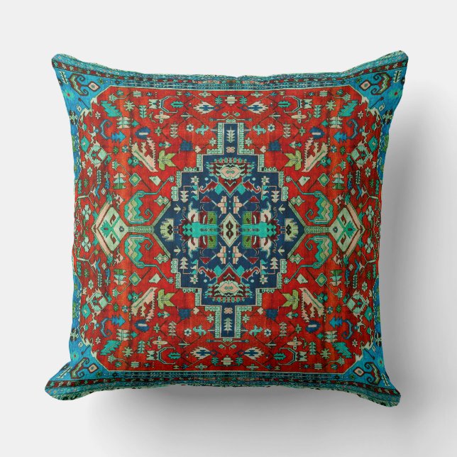 Photo Print  Persian Rug Cushion (Front)