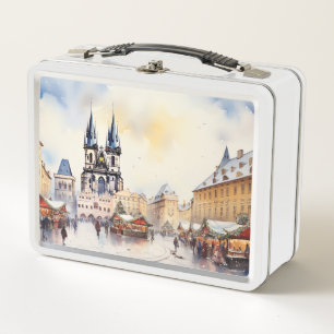 Photo print Prague Metal Lunch Box