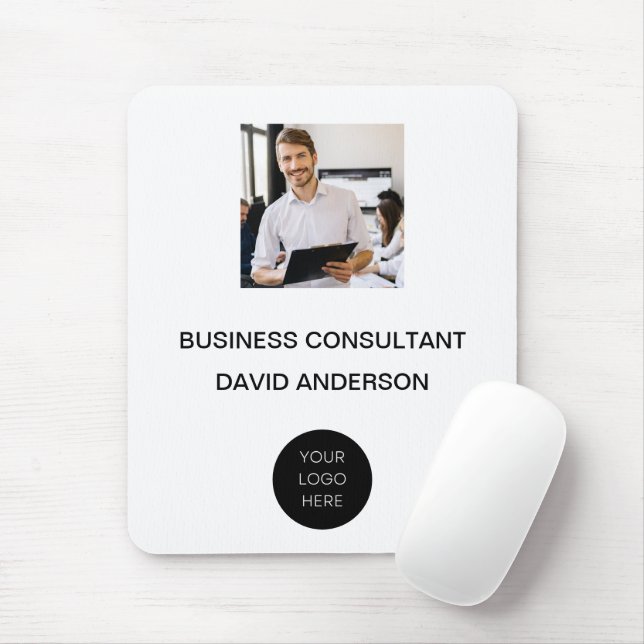 Photo Professional Modern Minimalist Mouse Mat (With Mouse)