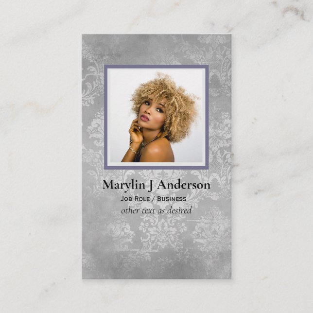PHOTO PROFILE CARDS - Girly Modern Trending (Front)