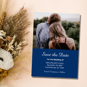 Photo QR Code Engagement Wedding  Save The Date