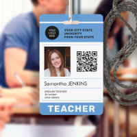 Photo QR CODE logo employee ID