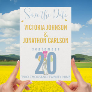 Photo Ranunculus Typography Modern Wedding Invitation