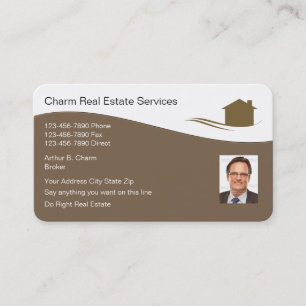 Photo Real Estate Business Cards