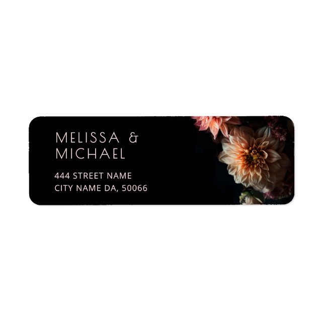 Photo Realistic Flowers Dark Moody  (Front)