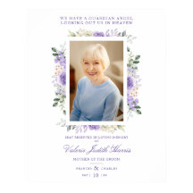 Photo Remembrance Wedding Dear Ones Purple Shades