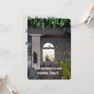 Photo retirement party invitation