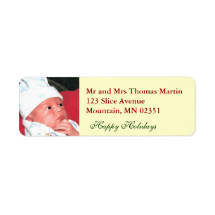 Photo Return Address Label