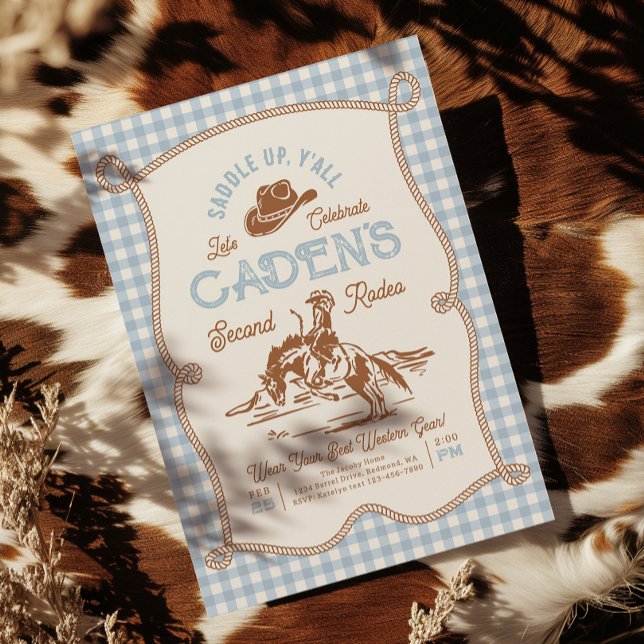 Photo Rodeo Birthday Invitation (Creator Uploaded)