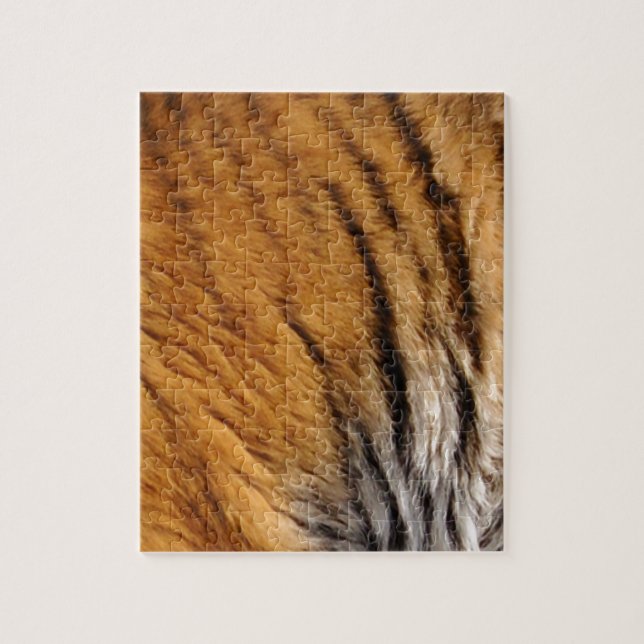 Photo-sampled Tiger Stripes Big Cat Wildlife Jigsaw Puzzle (Vertical)