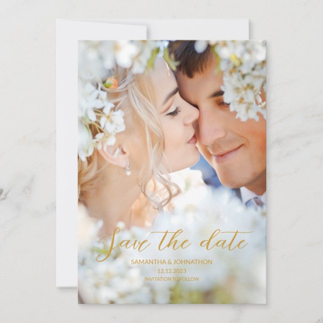 Photo Save The Date (Front)