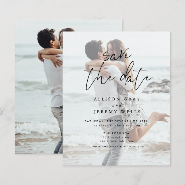 Photo Save the Date (Front/Back)