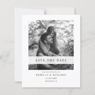 Photo Save the Date Announcement