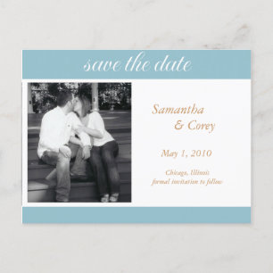 photo save the date announcement