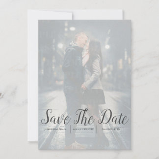Photo Save The Date Announcement