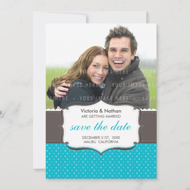 PHOTO SAVE THE DATE ANNOUNCEMENT :: cuteness 6P (Front)