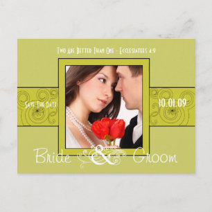 Photo Save The Date Announcement Postcard