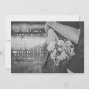 Photo Save The Date Calendar