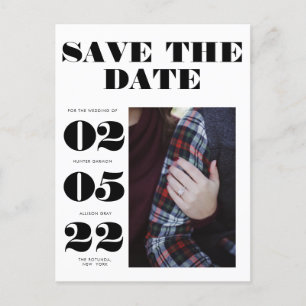 Photo Save the Date Card