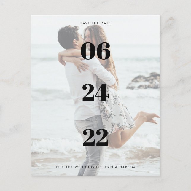 Photo Save the Date Flyer (Front)