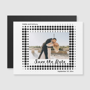 Photo Save the Date Magnet Bride Groom Wedding Day
