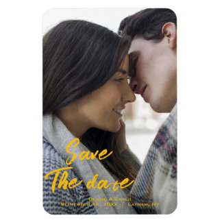 Photo Save The Date Magnet - Custom Wedding