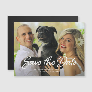 Photo Save the Date Magnetic Invitation