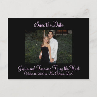 Photo Save the Date Postcard