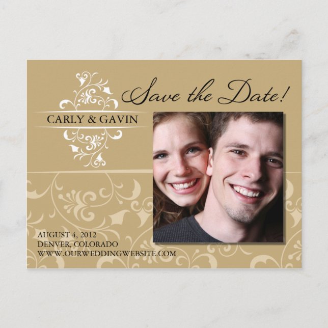 Photo Save the Date Postcard (Front)