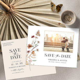 Photo Save The Date Postcard