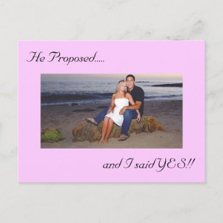 Photo Save the Date Postcard