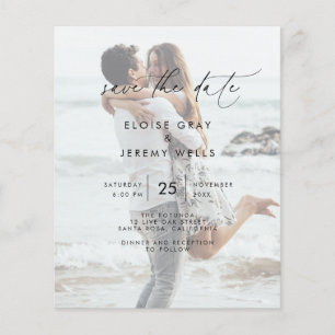 Photo Save the Date Postcard