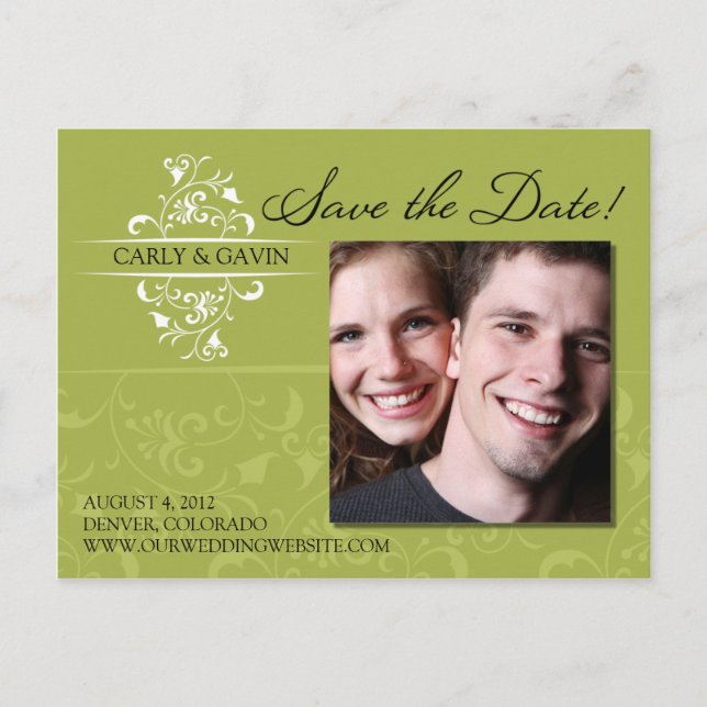 Photo Save the Date Postcard (Front)