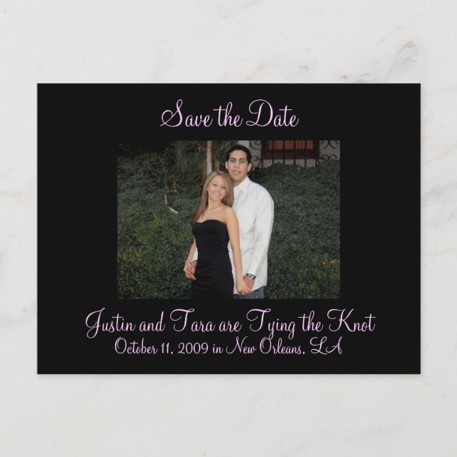 Photo Save the Date Postcard 5 (Front)