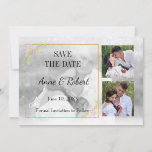 Photo Save the Date Transparent