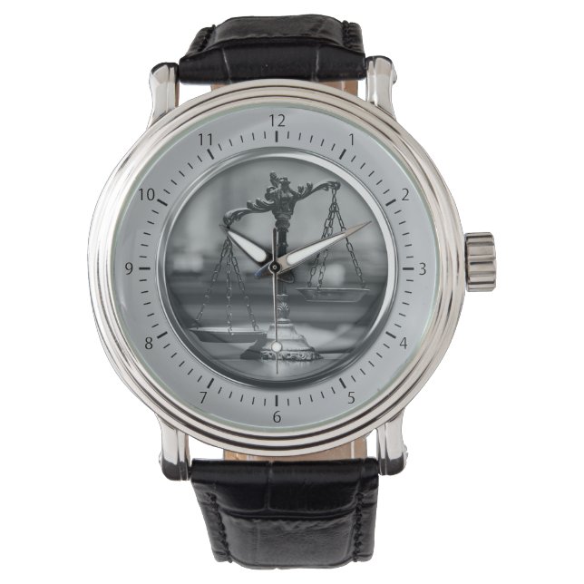 Photo Scales of Justice | Lawyers Watch (Front)