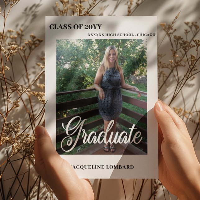 Photo Script Graduation Announcement (Creator Uploaded)