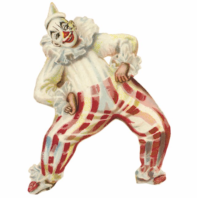 PHOTO SCULPTURES - FUNNY CLOWN - VINTAGE ARTWORK (Front)