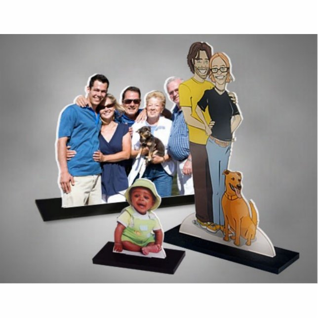 Photo Sculptures! Standing Photo Sculpture (Front)