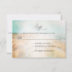 *~* Photo Sea Dune Beach Grass -  Wedding RSVP