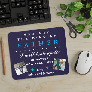 Photo Sentimental Father's Day or Birthday Mouse Mat