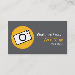 Photo Services Business card