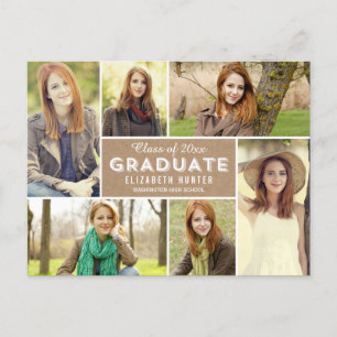 Photo Showcase Graduation Announcement Craft