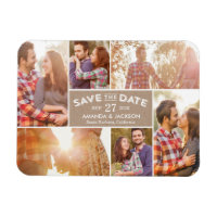 Photo Showcase Save The Date Magnet
